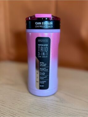 BrüMate Hopsulator Trio 3-in-1 Can Cooler & Tumbler - Cotton Candy